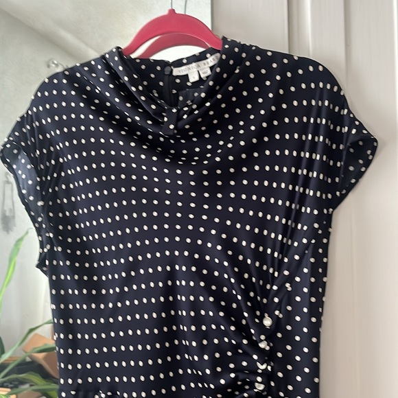 Veronica beard Navy Blue polka dot. - Picture 9 of 13